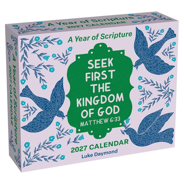 A Year of Scripture 2027 Day-to-Day Calendar: Seek First the Kingdom of