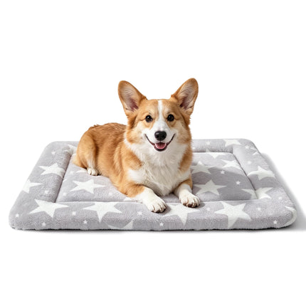 Tapete para cama de perro, reversible para jaula, lavable a máquina para perros pequeños