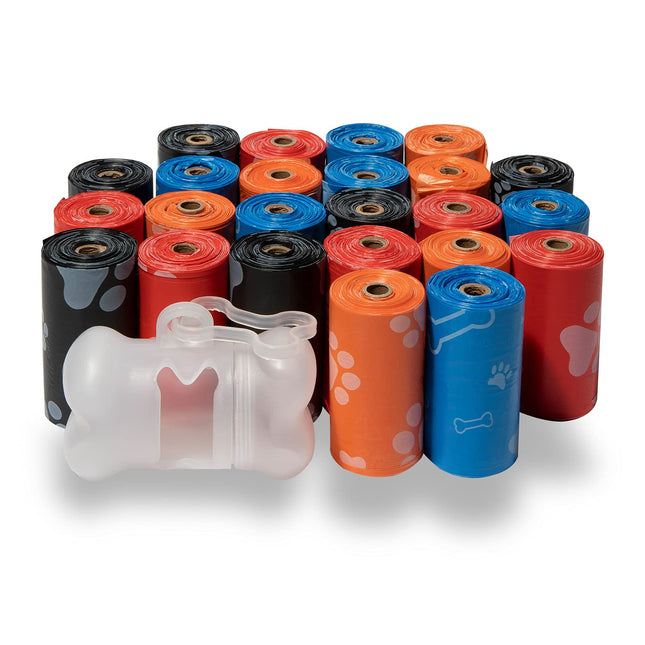 Poop Bags for Dogs - Assorted Colors, 360 Count