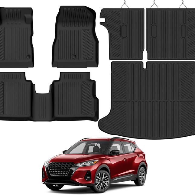 All-Weather TPE Floor Mat Set for 2027 Telluride Gas 7-Seat Bucket Seat Models