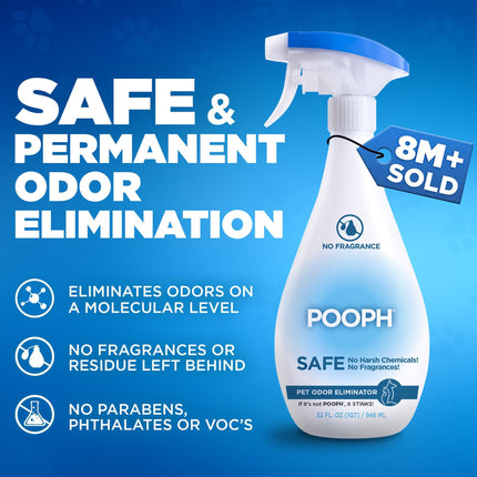 Spray eliminador de olores para mascotas, 32 fl oz