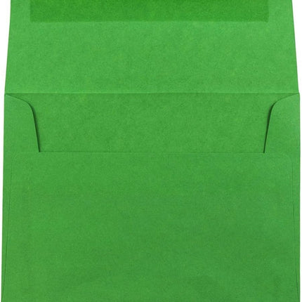 JAM PAPER A6 Colored Invitation Envelopes - 4 3/4 x 6 1/2 - Green Recycled - 50/Pack