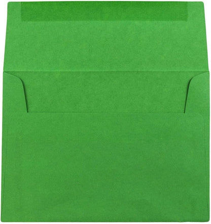 A6 Green Recycled Invitation Envelopes - 4 3/4 x 6 1/2 - 50 Pack - photo 2