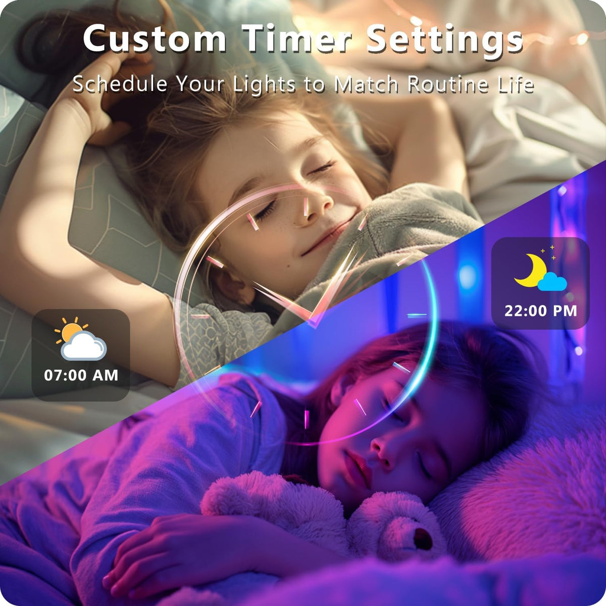 110ft Smart RGB LED Strip Lights with App Remote Control - photo 3