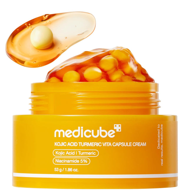 Capsule Cream with Kojic Acid & Turmeric for Uneven Skin Tone | Tone Renewal & Radiance Care for troubled skin 