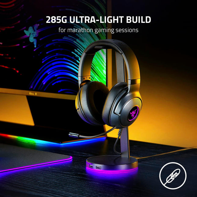 Wired USB Gaming Headset: Lightweight Build