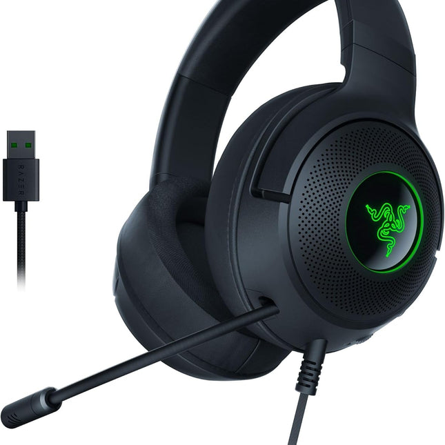 Wired USB Gaming Headset: Lightweight Build