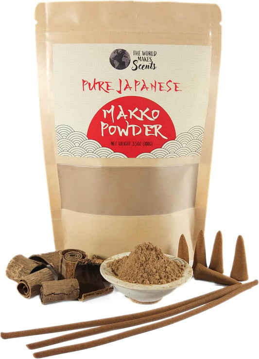 Makko Powder for Incense Making | Japanese Tabunoki | 3.5 oz