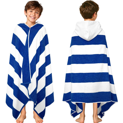 Toddler Hooded Towel Wrap, 3-10 Years, 100% Cotton,Daisy