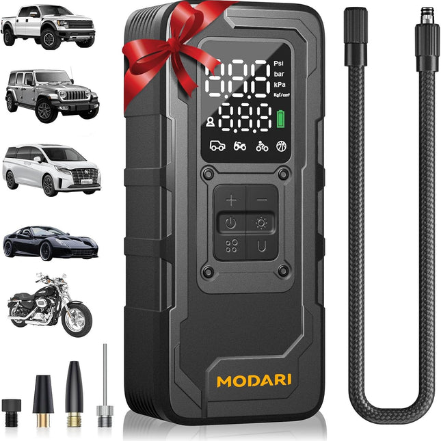 Tire Inflator Portable Air Compressor, Up to 160 PSI Car Tire Inflator