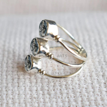 925 Sterling Silver Ring For Women & Girls, Simulated Garnet Ring Gemstone Unique Handcrafted Ring