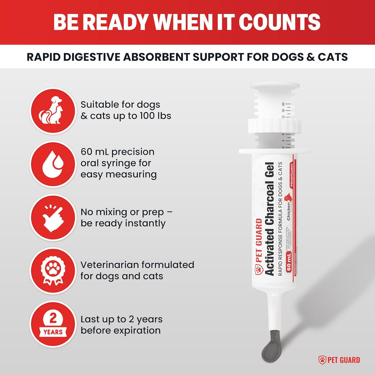 Activated Charcoal for Dogs & Cats (60 mL) - photo 2