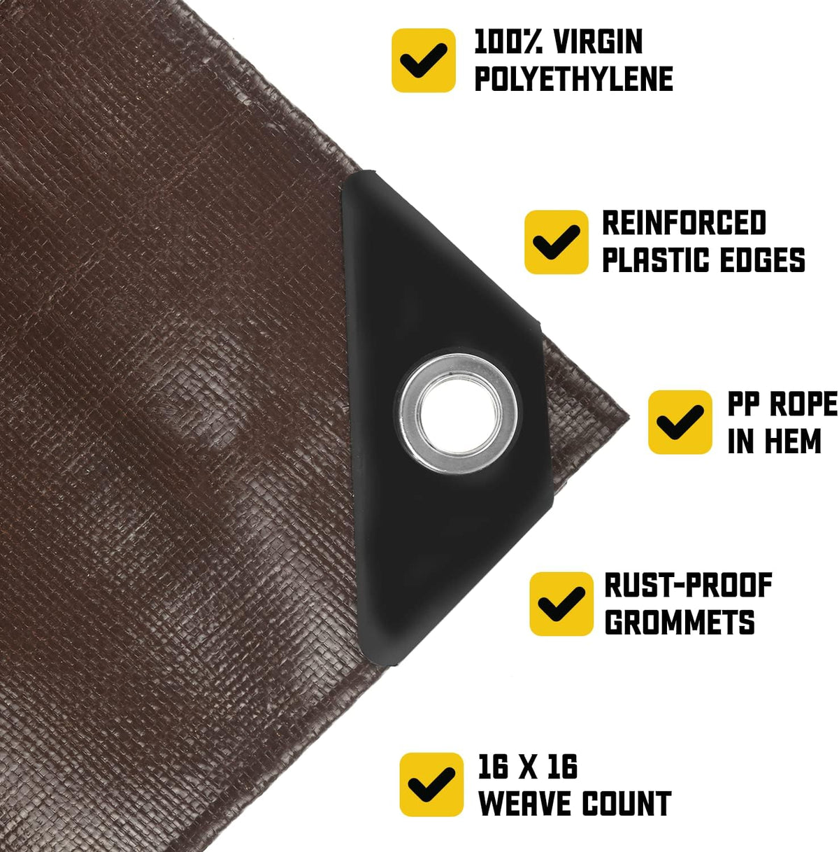 Extreme Heavy Duty 20 Mil Tarp Cover, Waterproof - photo 4
