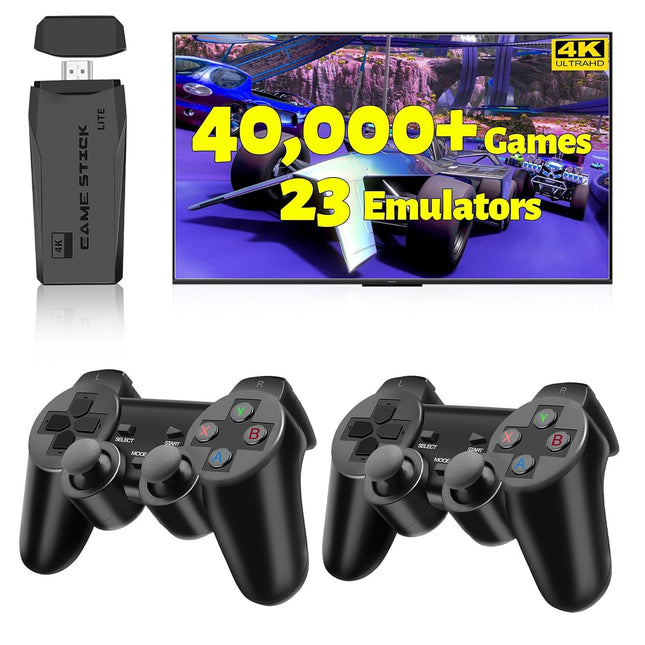 2026 Retro Gaming Console Pro 4K HDMI with 40,000+ Built-in Classic