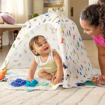 LOVEVERY, Play Space Cover (First Words), Limited Edition for Play Gym, Cozy Hideaway and Toddler Fort