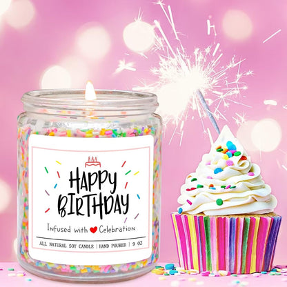 Vanilla Cream Scented Birthday Candle for Women - photo 4