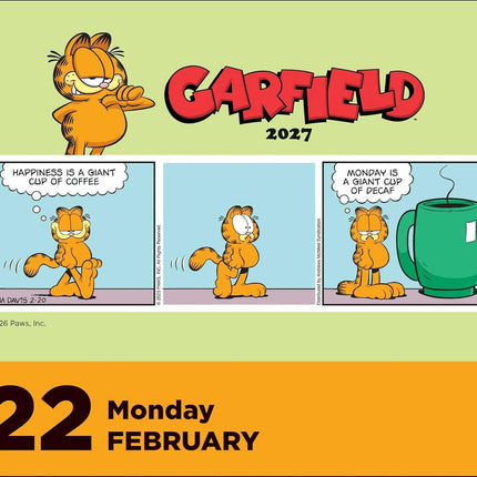 Garfield 2027 Day-to-Day Calendar