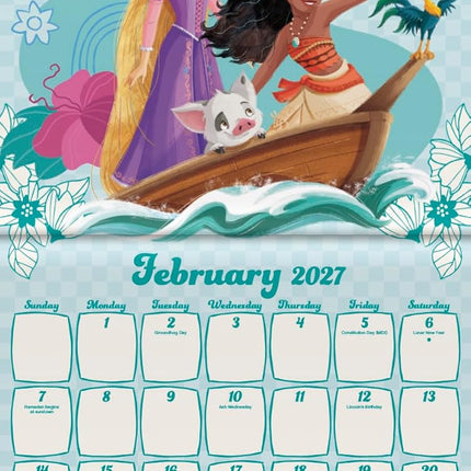 2027 Disney Princess Mini Calendar