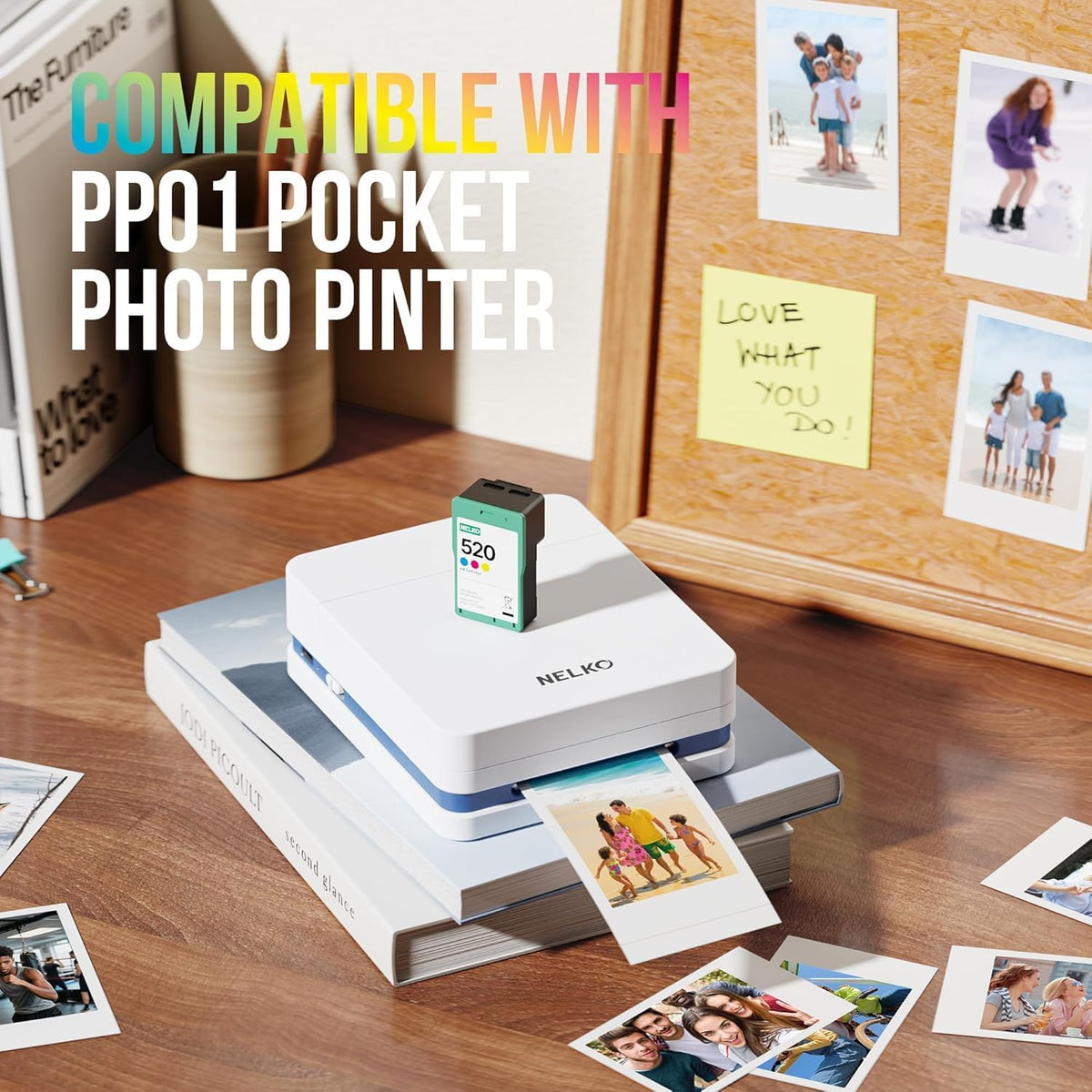 520 Genuine Color Ink Cartridges 2.0 High-Yield for PP01 & PP03 Photo Printers - photo 2
