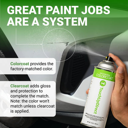 TouchUpDirect Car Paint Touch Up Spray Kit – Compatible with Chevrolet 51/WA316N/GAO Gold Mist Metallic Exact Match Auto Paint Kit with Car Color Spray and Clearcoat, for Repainting or Scratch Repair, Essential Kit