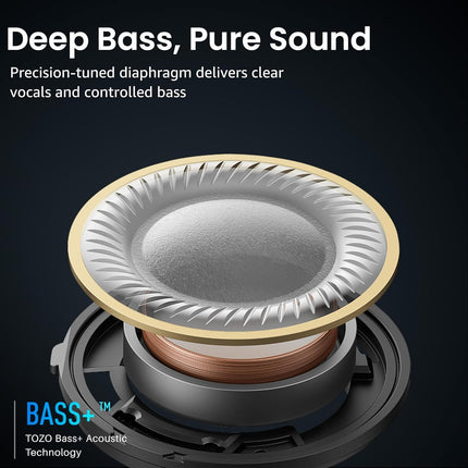 Wireless Earbuds Bluetooth 5.3 Light Weight in Ear IPX5 Waterproof Headphones 2 Mic for AI Calls, Immersive Premium Sound Bass Headset with Charging Case, 32 Presets EQ Customization via App