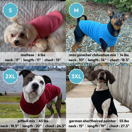 Gooby - Stretch Fleece Vest, Pullover Fleece Vest Jacket Sweater for Dogs, Indigo Blue, X-Large