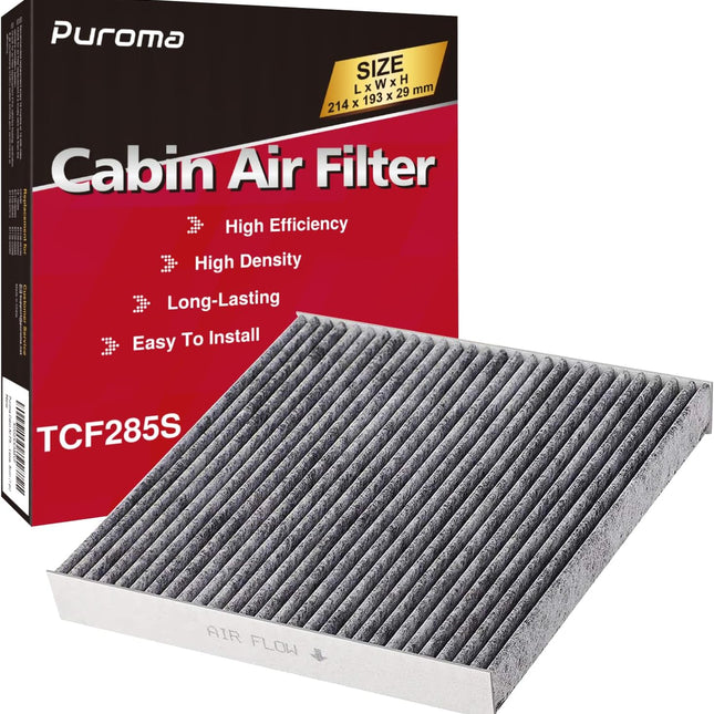 Cabin Air Filter with Activated Carbon, Compatible with CP285