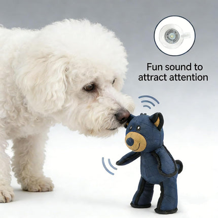Unbreakable Teddy Extreme Bears 2.0 Dog Toys Aggressive Chewers Indestructible Stuffed Plush Dog Squeaky Toy Keep Them Busy Durable Tough Heavy Duty Chewer Dog Toy Large Breed (1PC)