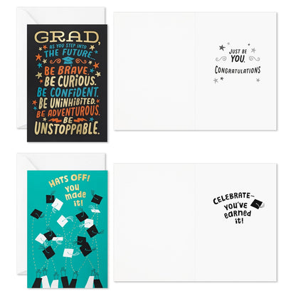 Graduation Congrats Card Assortment - 4 Designs, 12 Cards with Envelopes - photo 4