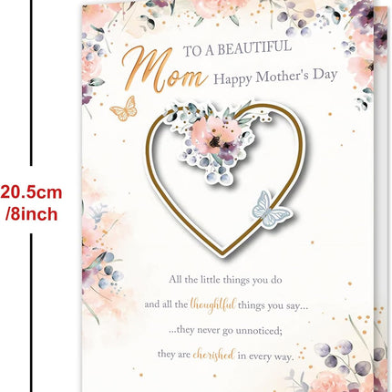 Mothers Day Card, Mother's Day Card Gifts for Mom from Daughter Son, Mother's Day Cards Gift 370-377