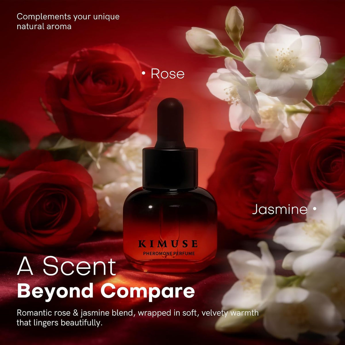Pheromones Perfumes for Women, Long Lasting Women's Perfume with Rose & Jasmine Scent, Enhances - photo 3