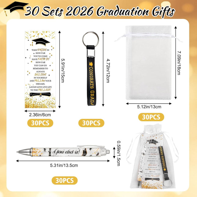 120 Pcs Graduation Gifts Bulk Class of 2026 Graduation Party Favors