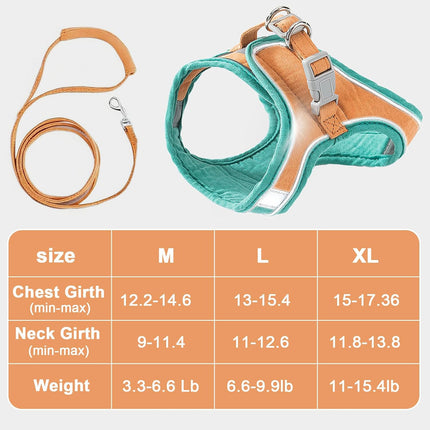 Cat Harness and Leash, Cat Harness Escape Proof, Soft Adjustable Cat Leash Breathable Comfortable Vest Easy to Wear, Easy Walk Leash for Small Medium Cats Kittens for Indoor Outdoor (Pink, M)