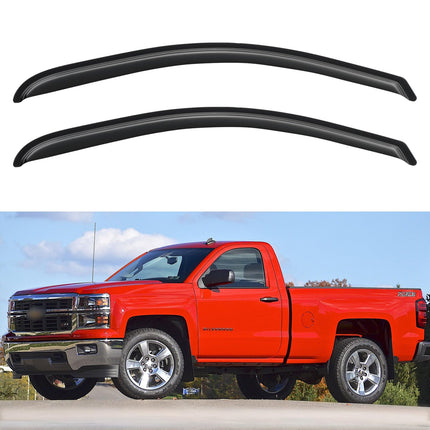 Window Visors Rain Guards for 2017-2026 Ford F250-F550 Super Duty Crew Cab