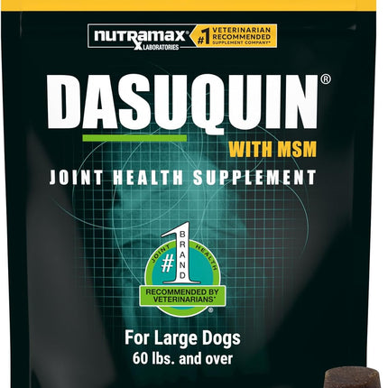 Nutramax Dasuquin for Large Dogs, Joint Health Supplement, Contains Glucosamine for Dogs, Plus Chondroitin, ASU, MSM and More, Supports Healthy Joints, Soft Chews, 42 Count