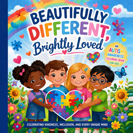 Beautifully Different, Brightly Loved: A Children's Autism Awareness Coloring Book Celebrating Love, Inclusion, and Neurodiversity