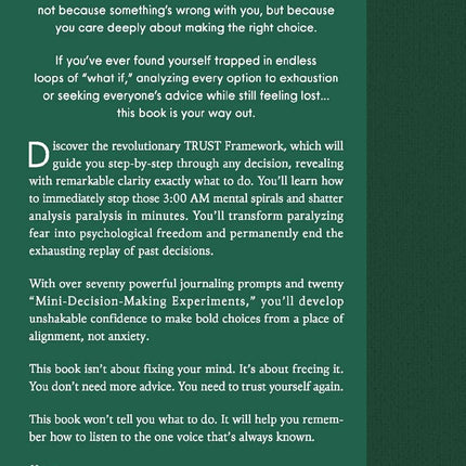 The Overthinker's Guide to Making Decisions: How to Make Decisions without Losing Your Mind (Books By Joseph Nguyen)