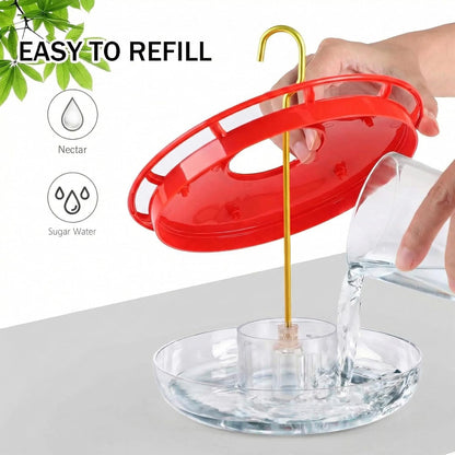 2-Pack 16 oz Leak-Proof Dish-Style Hummingbird Feeders - photo 4