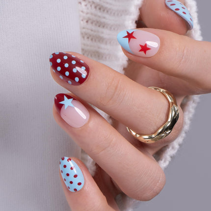 Extra Short Almond Press On Nails, Blush Veil Nude Pink, Soft Gel - photo 7