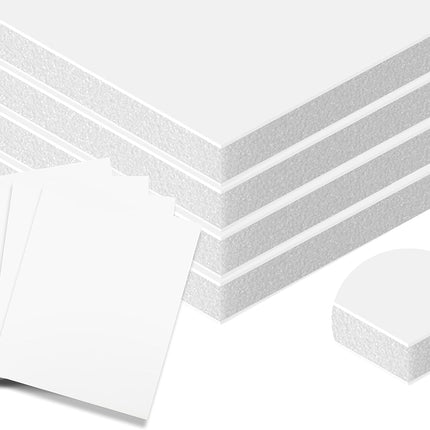 Foam Board 24x36 25PK Foam Core Boards 3/16 Thick Foam Poster Board White Foamboard 24x36 Large Acid Free Foamcore Sheets, Polystyrene Rigid Foamboard Large Foamcore Backing for Backdrop, Display