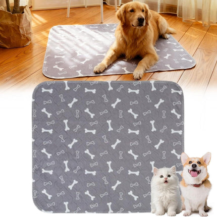 Puppy Pads with pheromones, 2026 Upgraded Washable Puppy Pads for Dogs & Cats, Pee Pad - Leak & Odor Waterproof, Non-Slip Base, Easy to Clean & Reusable (Grey, M: 27.6" × 31.5")