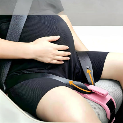 Mimibelt Pink Belt Cover, Universal Shoulder Pad Set and Cushion, an in-car Accessory Designed to Enhance Riding Comfort