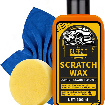 Car Scratch Remover for Vehicles – Scratch Repair Wax & Polishing Compound, Removes Light Scratches, Swirls & Scuffs, Car Paint Restorer, Safe for Cars, SUVs, Trucks & Motorcycles 100ML