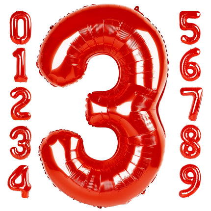 Number Balloons 5 Balloon Blue Birthday Decorations for Men Party, 40 Inch