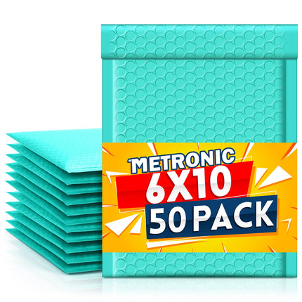 Bubble Mailers 10x13" Padded Envelopes White 40 Pack Waterproof