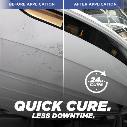 FORTIVO [Black] 5200 Marine Sealant - Fast Cure, High Bond Strength, UV Resistant Underwater 5200 Fast Cure, Marine Adhesive Sealant for Boats, Hulls, Decks, & RVs Marine Caulk Black 3oz