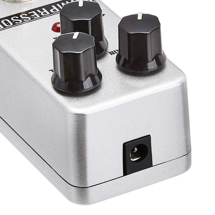 Amazon Basics Compressor Guitar Pedal, Fully Analog Circuit with True Bypass, Silver