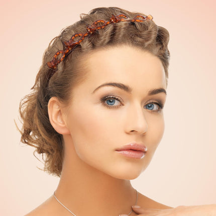 Headband With Clips, Bangs Hairstyle Hair Clip Headband
