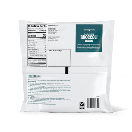 Amazon Grocery, Broccoli Florets, 12 Oz, Frozen