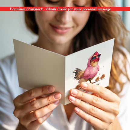 Funny Mother's Day Card Street Motherhood, 1PCS with Sticker